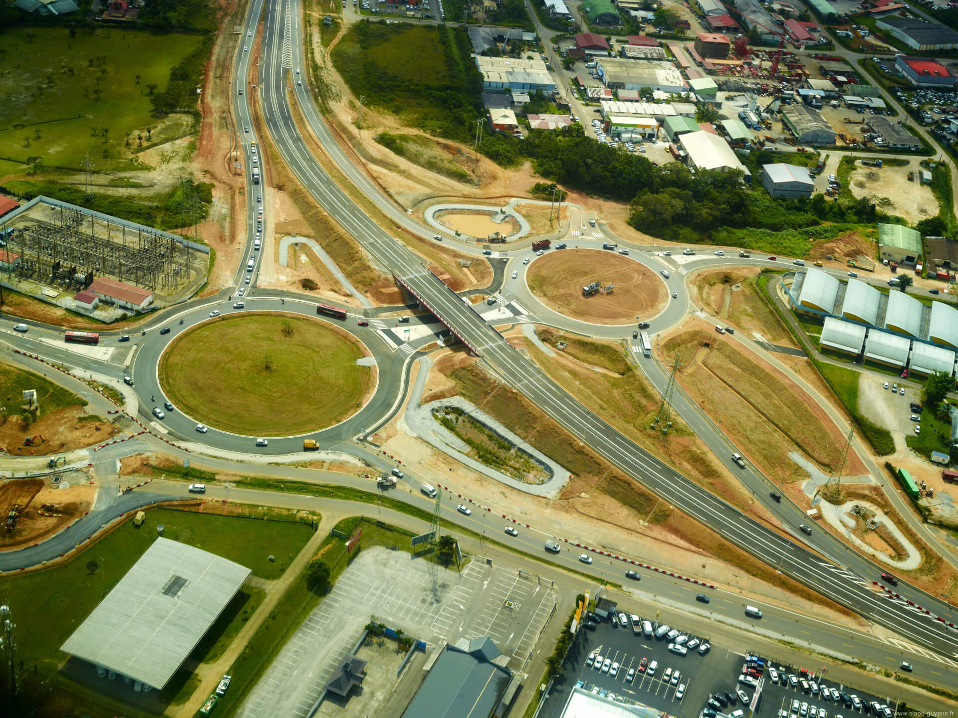 Roundabout in French Guiana